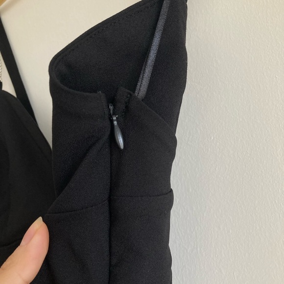 [ ₹1200 ] Zara Rhinestone Straps Black Dress - Picture 5 of 5